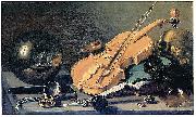 Pieter Claesz Stilleben mit Glaskugel oil painting
